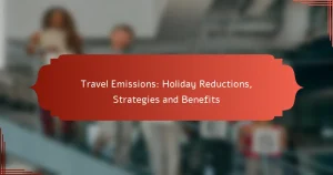 Travel Emissions: Holiday Reductions, Strategies and Benefits